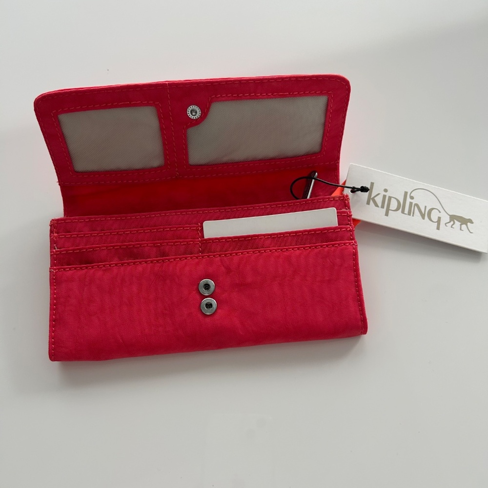 Kipling pink wallet brand new with tags - Picture 4 of 5